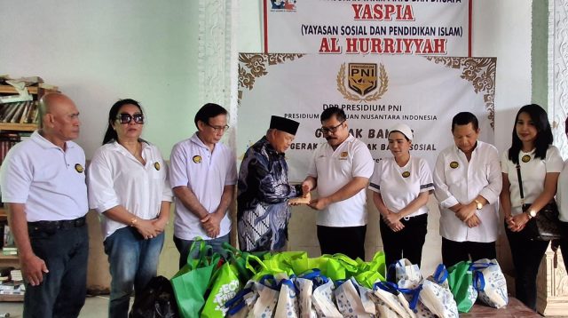 Presidium PNI Gelar Gertak Baksos Bantu Panti Asuhan dan Warga Terdampak Banjir di Bekasi