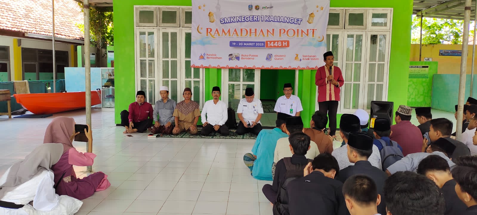SMKN I Kalianget Menggelar Kegiatan Ramadhan Poin 1446 H. Ini kata Plt. Kepsek, Drs. Sirajum Munir, M.Pd