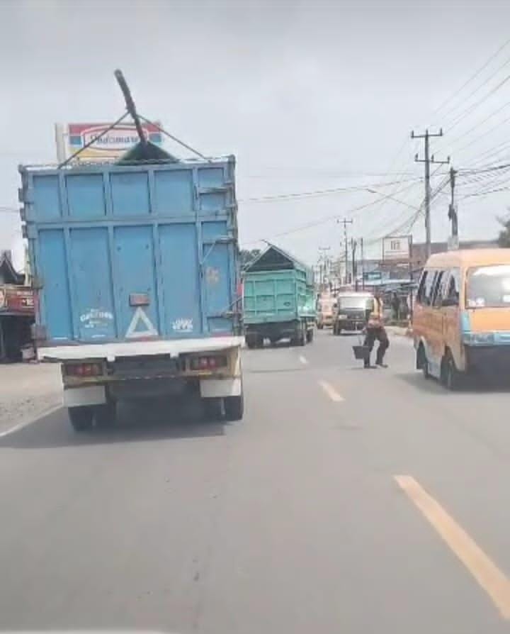 Pekerjaan Tambal Sulam, Ruas jalan lintas Sumatera, diduga asal-asalan