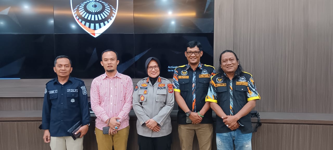 Ketua GMBI Lampung Hadiri Kegiatan Vidcom di Polda Lampung 