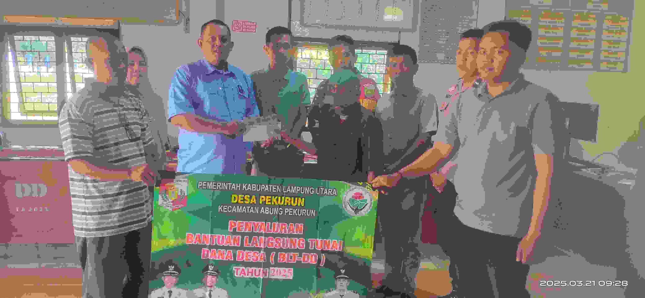 Pemdes Pekurun, Kecamatan Abung Pekurun Realisasikan BLT tahap Pertama Sebanyak 3 Bulan.