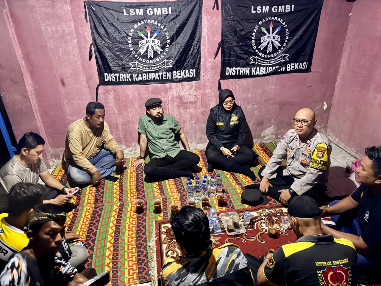 Silaturahmi  Bersama Ormas GMBI, Kapolsek Kedung Waringin Ajak Bersinergi Jaga Kamtibmas Menjelang hari Raya idul Fitri 1446H