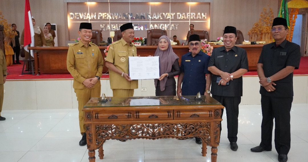 DPRD Langkat Gelar Paripurna LKPJ Bupati