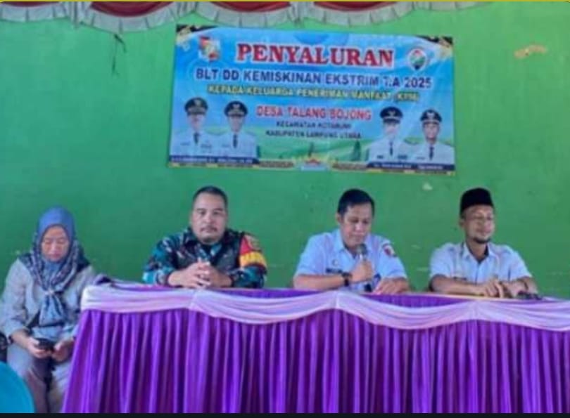 Pemdes Talang Bojong Realisasikan Bantuan Langsung Tunai (BLT-DD) Tahap Pertama