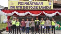 Kapolres Langkat AKBP David Prasojo Cek Kesiapan Pos Pengamanan OPS Ketupat Toba 2025