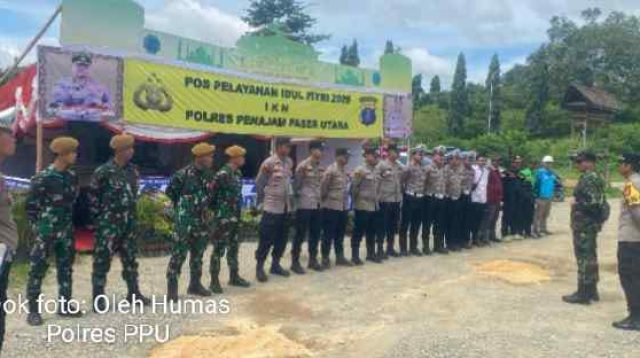 Sinergitas Polres PPU dalam Pengamanan Operasi Ketupat Mahakam 2025 di Wilayah IKN Nusantara