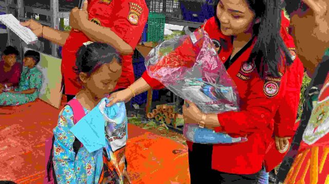 Relawan Prabowo Setya Kita Pancasila Bersama Korem 051/WKT Gelar Pendidikan Pancasila & Astacita  Bagi Anak-Anak Petani 