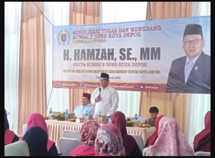 Hamzah Anggota DPRD Gelar Sosialisasi Tugas, Pokok dan Fungsi Komisi B