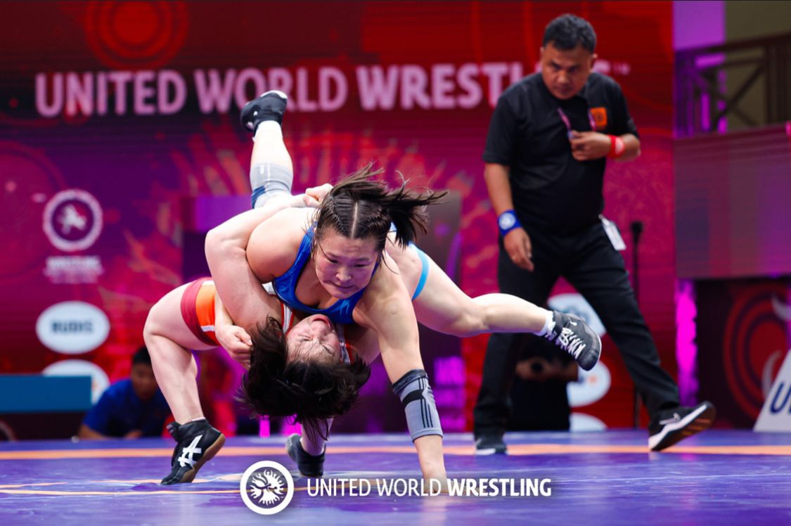 Keterangan foto: Herlambang Anak Legenda Gulat Indonesia TMP Sihombing Dipercaya Menjadi Wasit Pertandingan Gulat Asia Championship 2025 Jordania