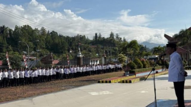 Pemkab Mamasa Gelar Apel Bersama ASN Pasca Libur Lebaran