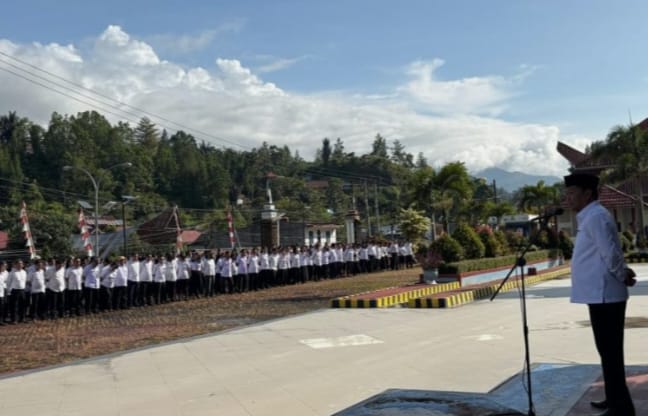 Pemkab Mamasa Gelar Apel Bersama ASN Pasca Libur Lebaran