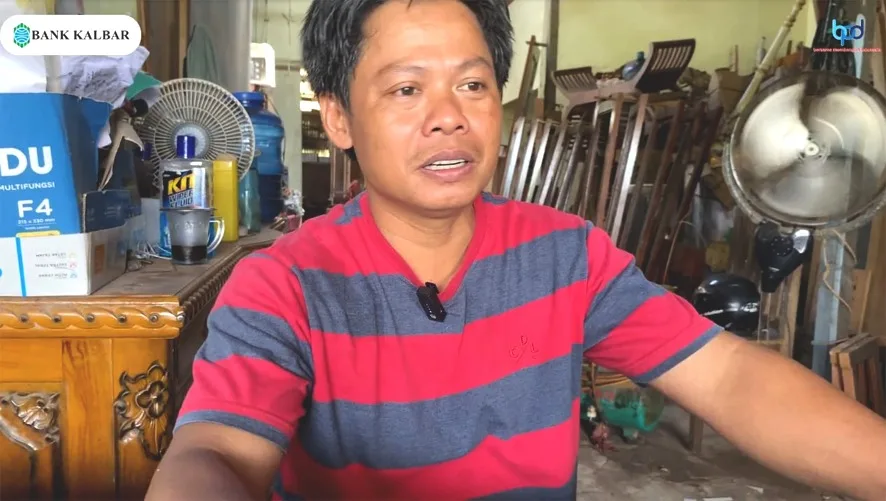 Mebel Ahmad Busro Tumbuh Pesat Berkat Dukungan Bank Kalbar