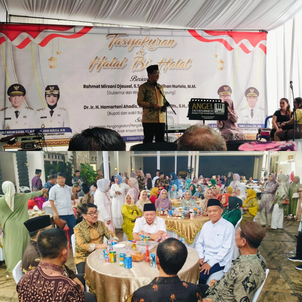 Tasyakuran dan Halal Bi Halal Tim Pemenangan Pilkada 2024 Propinsi dan Kabupaten Lampung Utara