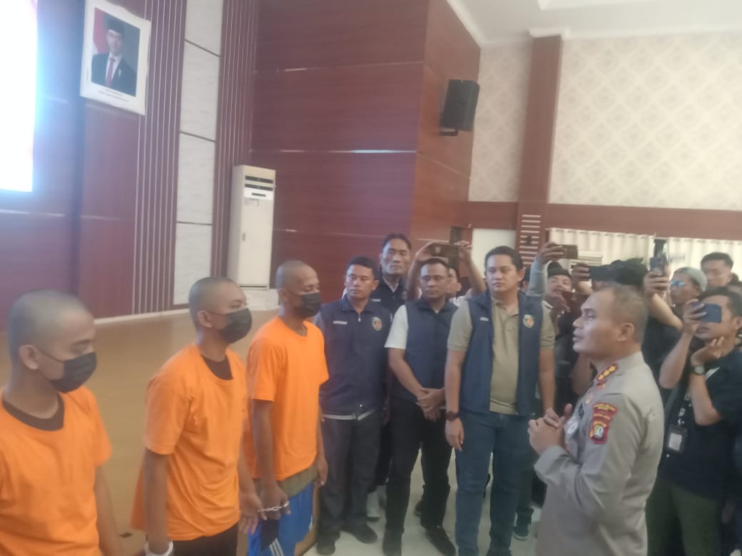 Reskrim Polres Metro Bekasi Meringkus Tiga Pelaku Begal  Anggota Polisi di Sukatani