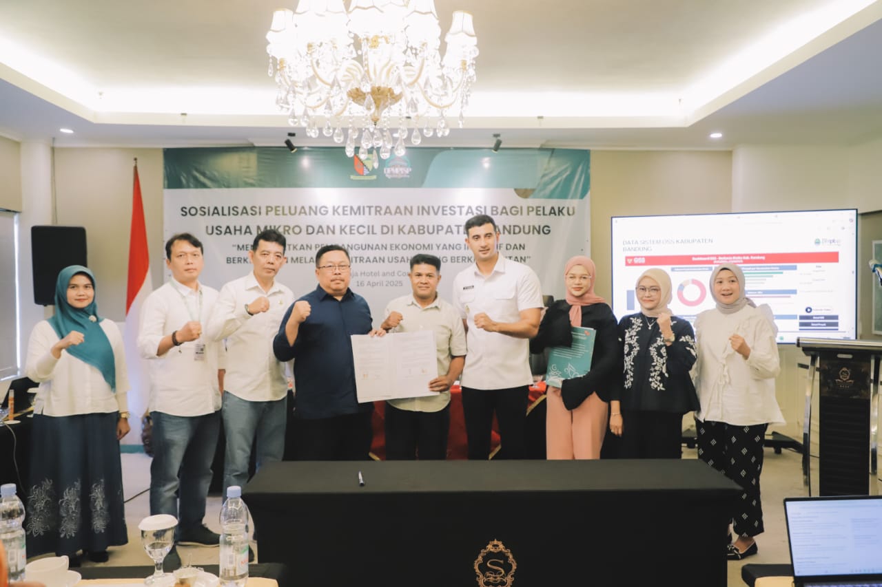 DPMPTSP Kabupaten Bandung Sosialisasikan Peluang Kemitraan Investasi bagi Pelaku UMKM