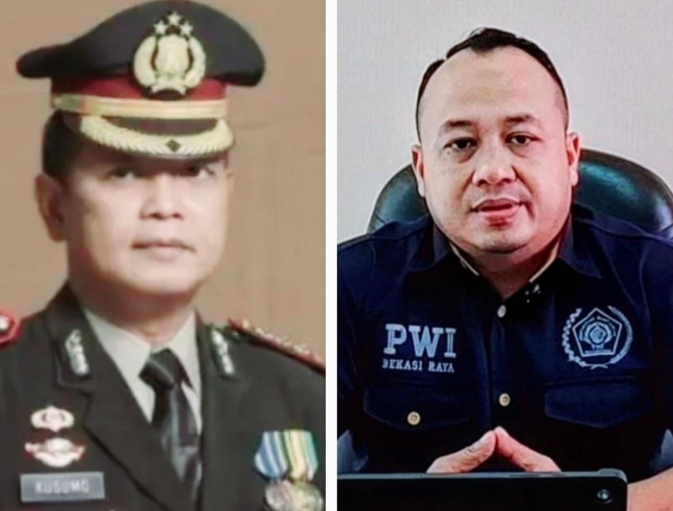 Ketua PWI Bekasi Raya Sampaikan Selamat Datang  Kapolres  Baru Kota Bekasi 