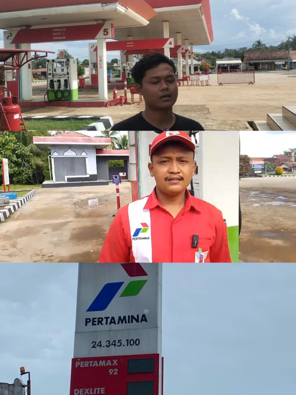 Angger Igo Pengawas SPBU : 24.345.100, Desa negara Ratu Mengklarifikasi adanya dugaan adanya informasi pengecoran BBM