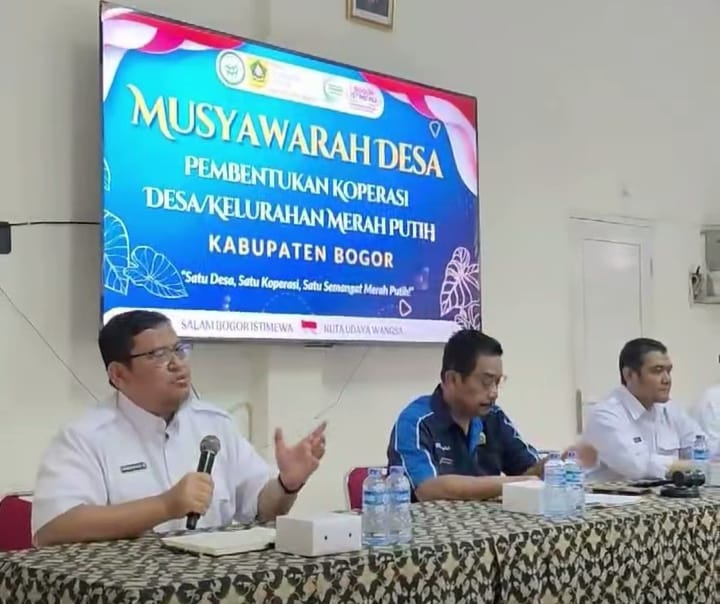 Pemdes Bojongkulur Bogor, Gelar Musyawarah Desa Khusus: Pembentukan Koperasi Merah Putih