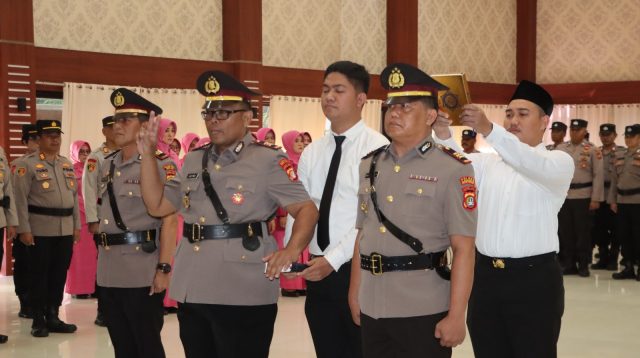 Wakapolres Metro Bekasi Pimpin Sertijab Kapolsek Sukatani, Serangbaru dan Pebayuran