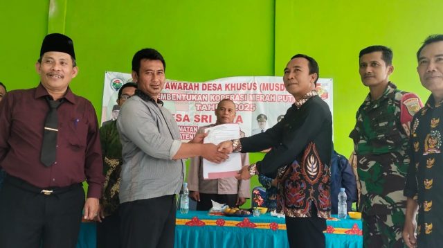Pemdes Srijaya Gelar Musdesus Pembentukan Koperasi Merah Putih