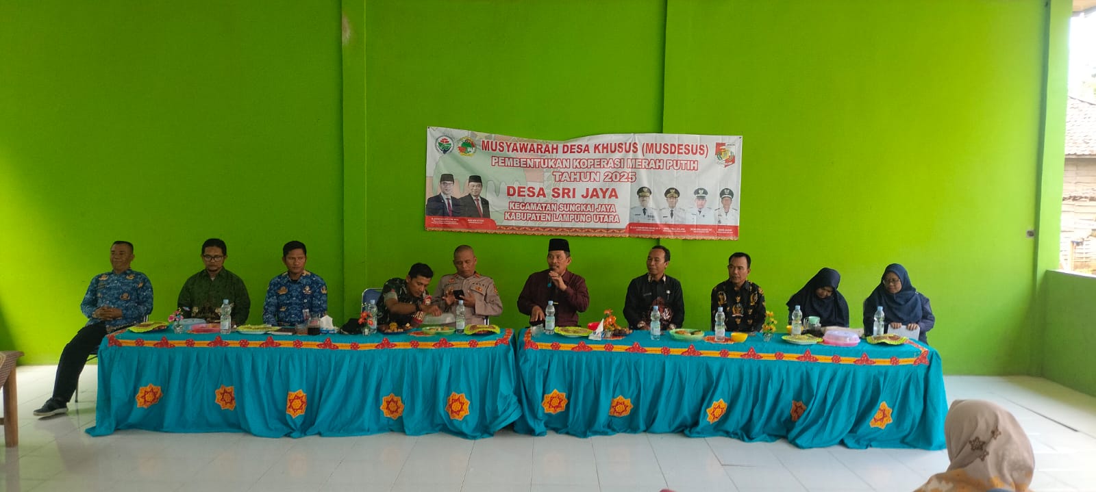 Keterangan: Pemdes Srijaya Gelar Musdesus Pembentukan Koperasi Merah Putih