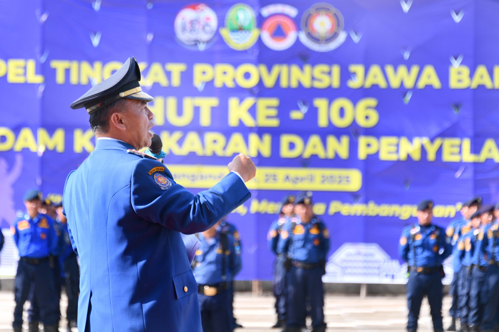 HUT ke -106 Damkar, Sekda Herman: Damkar Petarung Untuk Jawa Barat Istimewa