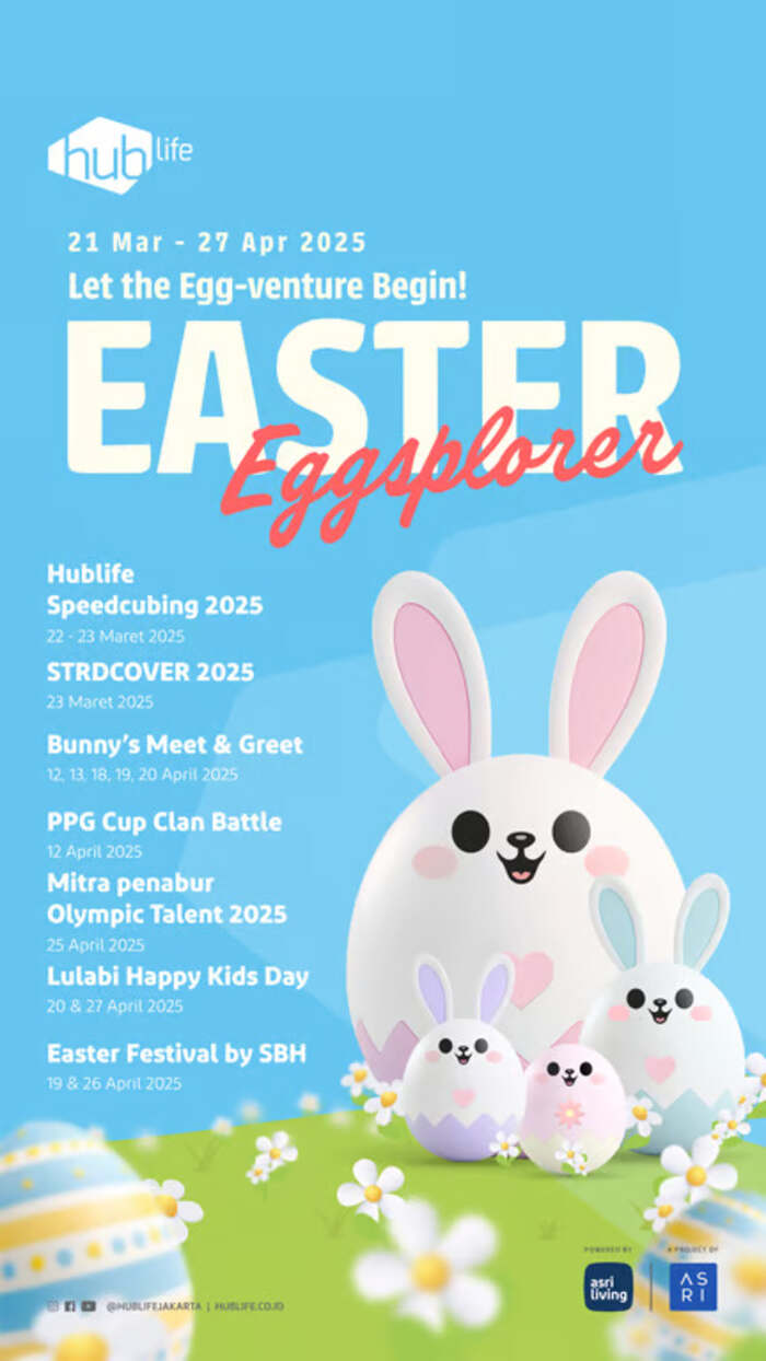 Keseruan Easter Eggsplorer di Hublife Taman Anggrek Residences