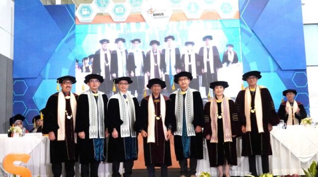 BINUS @Bandung Kukuhkan Guru Besar, Wujud Komitmen dalam Mendukung dan Membangun Industri Kreatif yang Kompetitif