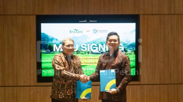 Eratani dan Tokio Marine Indonesia Bersinergi melalui Program Asuransi Usaha Tani Padi dan Jaminan Kecelakaan Kerja untuk Perlindungan Petani