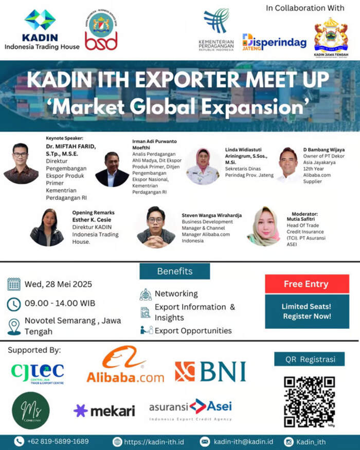 KADIN ITH Exporter Meet Up Jawa Tengah – Hadirkan Peluang Ekspansi Pasar Global!