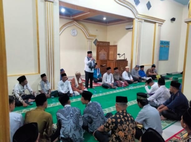 Wakil Bupati PALI Drs, H Soemarjono Hadiri Kegiatan Safari Ramadhan Di Desa Karang Agung