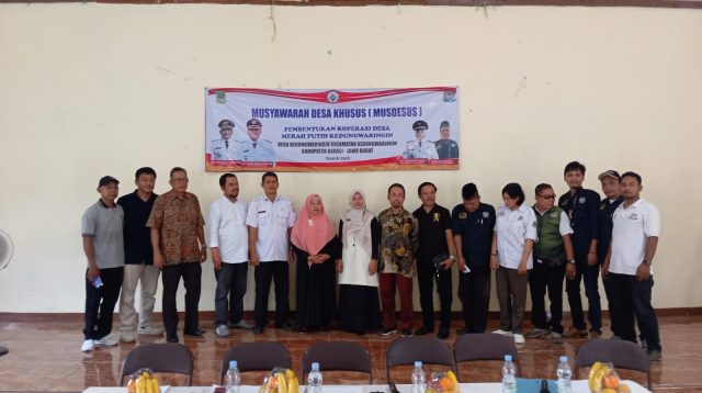 Koperasi Merah Putih di Desa Kedung Waringin Terbentuk