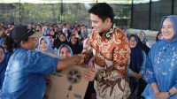 Siltuhrahmi ke Padang Tualang Ricky Anthony Bersama Ristya Chayani Disambut Gembira