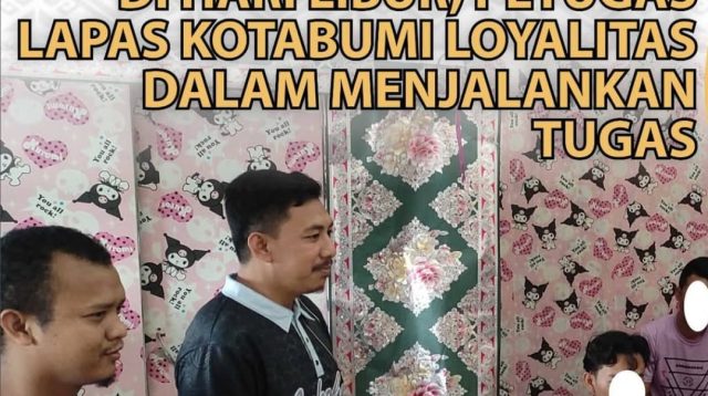Piket Pejabat dan staf di Hari Libur, Petugas Lapas Kelas IIA Kotabumi Loyalitas Dalam Menjalankan Tugas