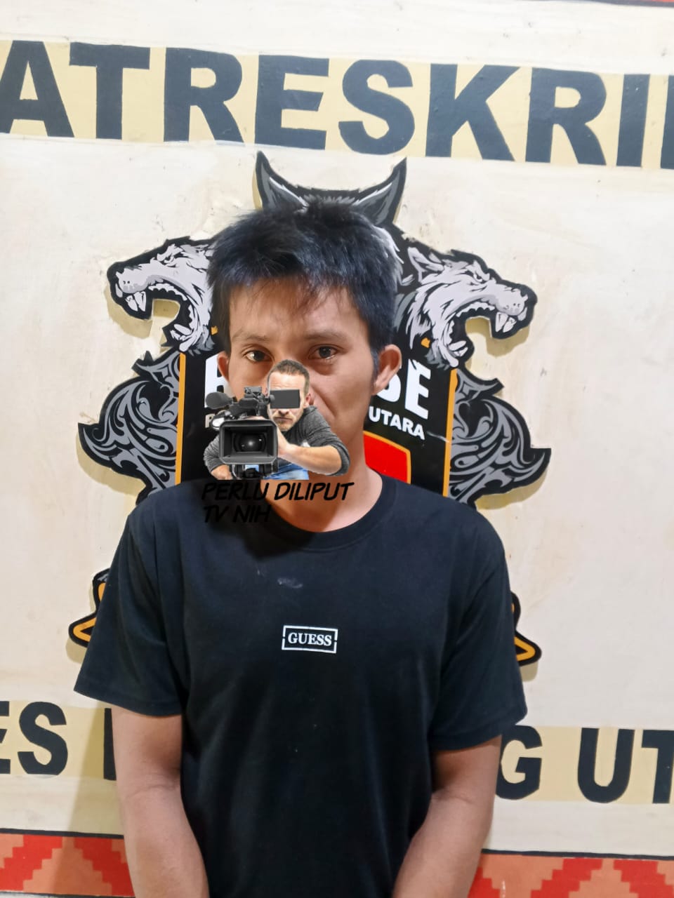 Reskrim Polsek Abung Timur Bersama Tekab 308 Polres Lampura Amankan Pelaku Penganiayaan Linmas