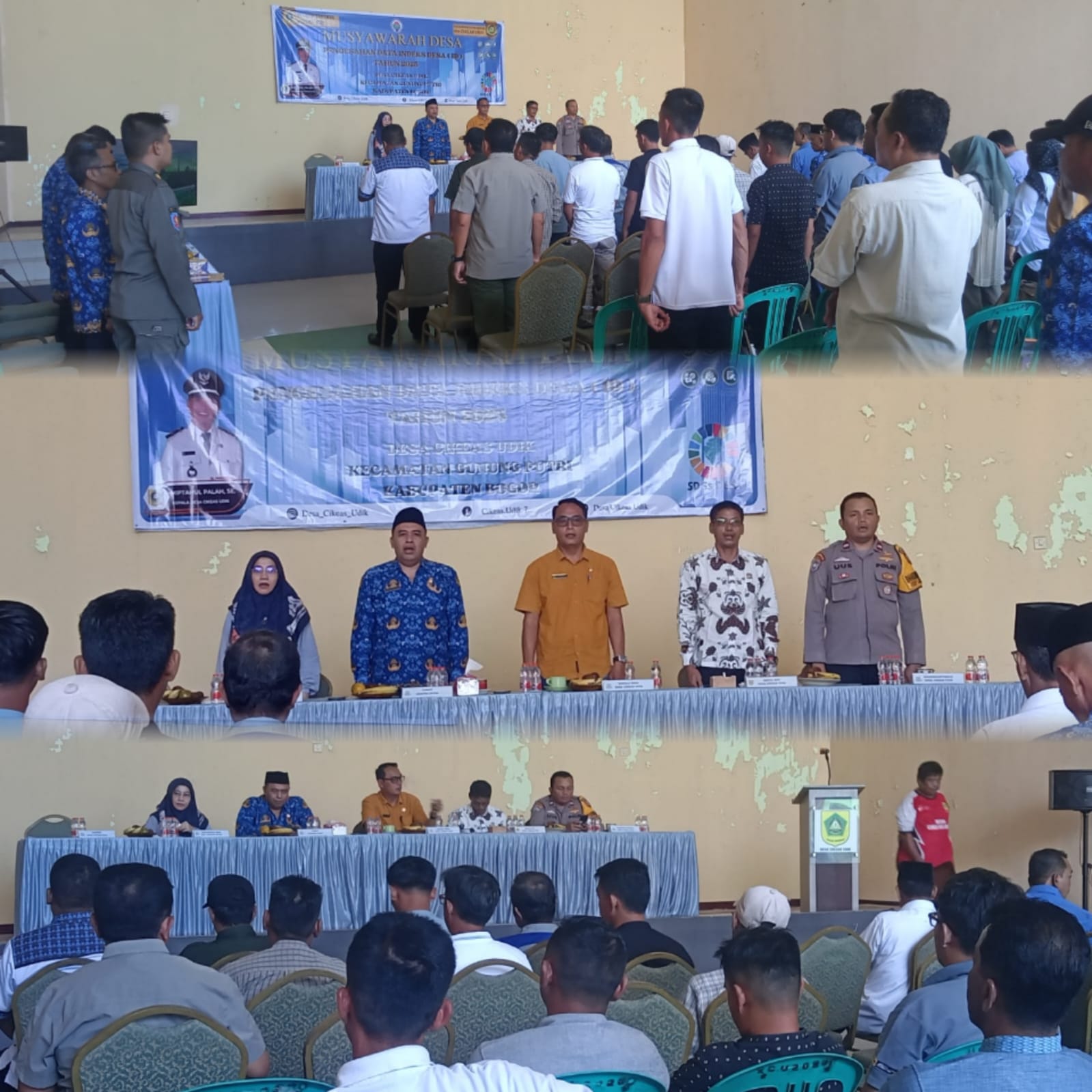Keterangan foto: Pemdes Cikeas Udik Bogor, Gelar Musdes Terkait Pengesahan Indeks Desa (ID) 2025