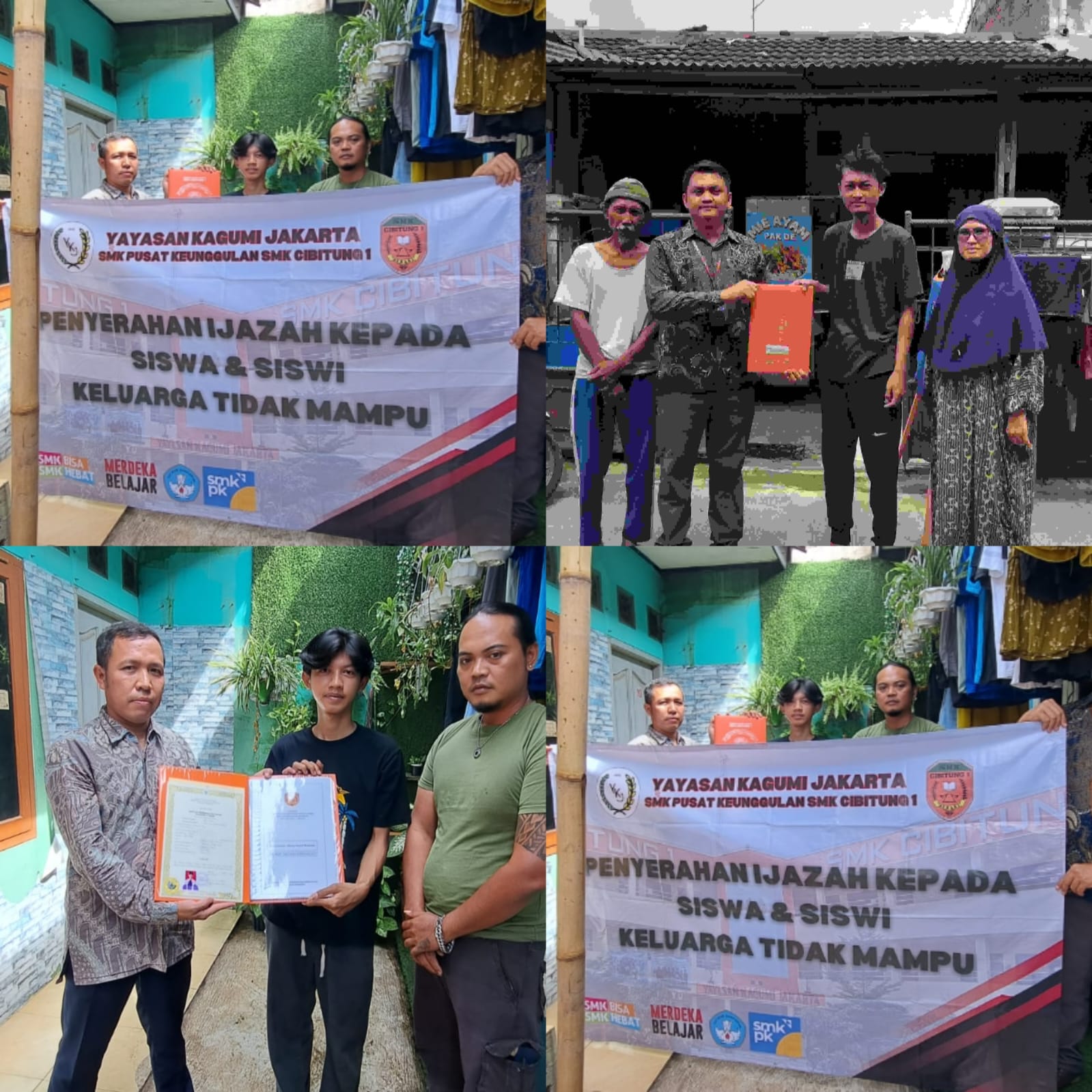 Alumni Siswa SMK Cibitung 1 : Terimakasih Pak Dedi Mulyadi dan Bapak Guru, Ijazah Kini Sudah Kami Terima