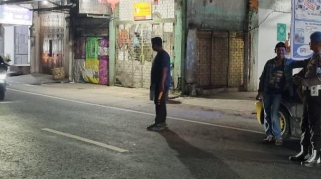 Cegah Kejahatan Jalanan dan Premanisme Polsek Tanjung Pura Gelar Patroli Malam