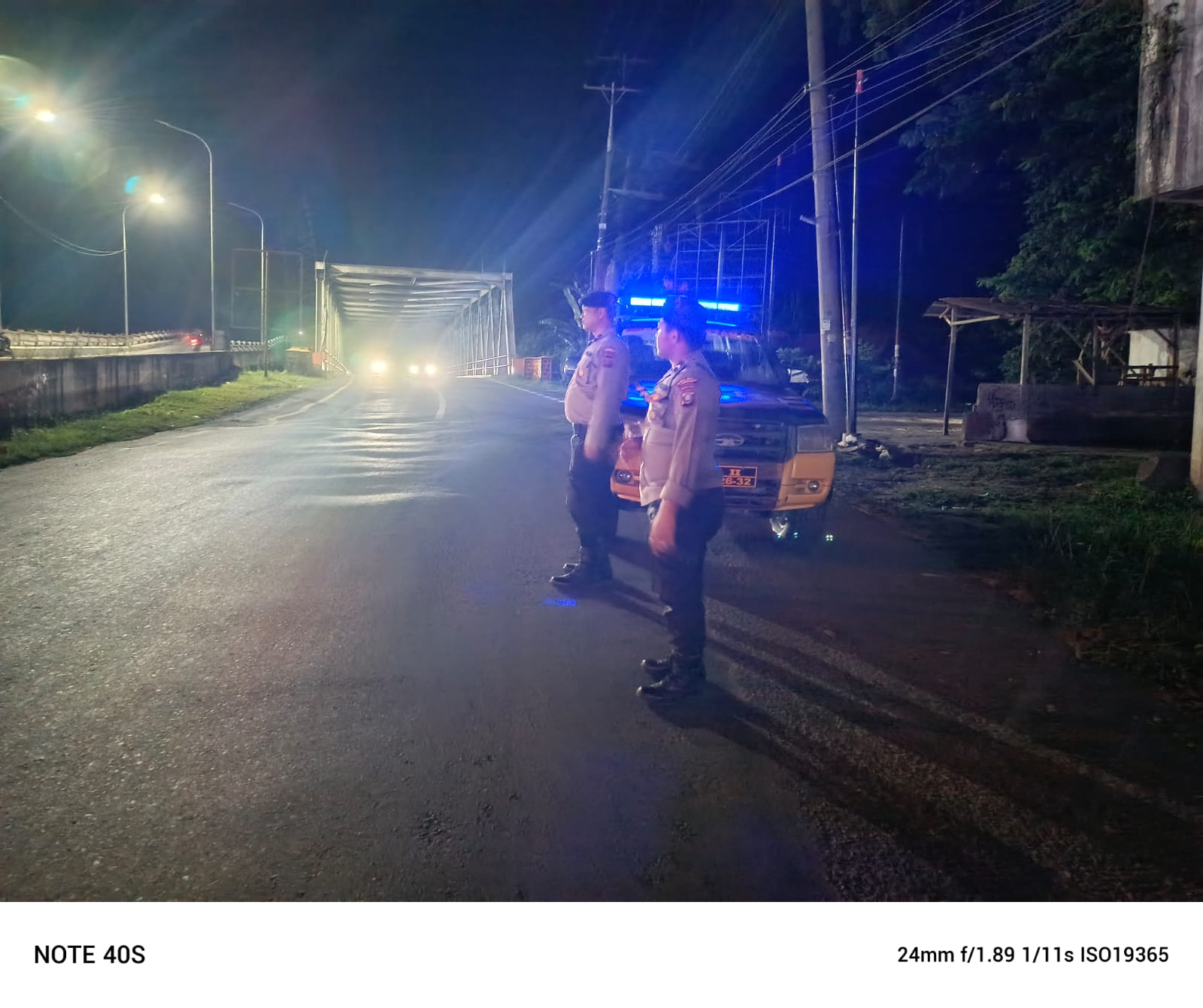 Polsek Stabat Gelar Patroli Untuk Antisipasi C3 dan Gangguan Kamtibmas