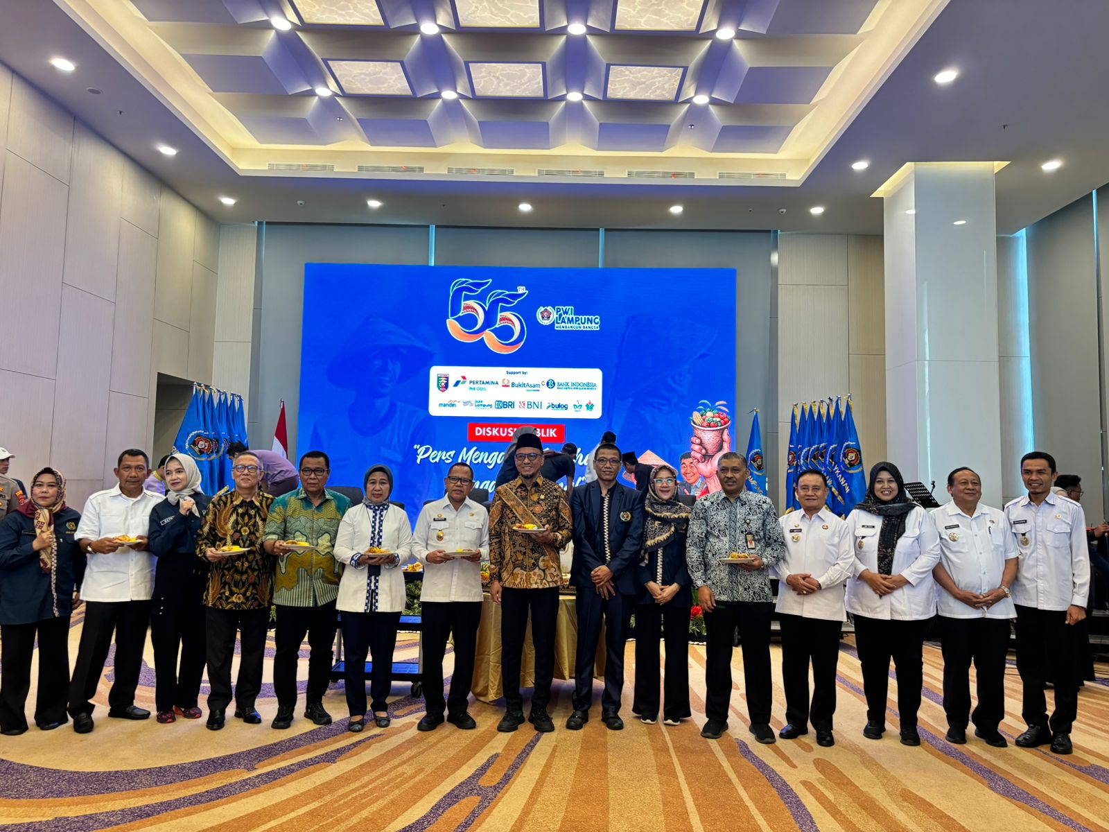 Wakil Bupati Lampung Barat Hadiri Diskusi Publik PWI Lampung: Tekankan Peran Pers dalam Menjaga Ketahanan Pangan