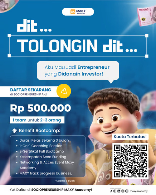 MAXY Academy Luncurkan Program Sociopreneurship, Dorong Anak Muda Bangun Bisnis yang Berdampak