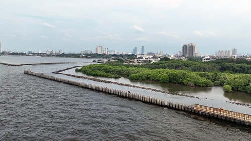 WSBP Pacu Suplai Spun Pile, Progres Proyek Pembangunan Tanggul Pengaman Pantai NCICD Paket 2 Tembus 69%