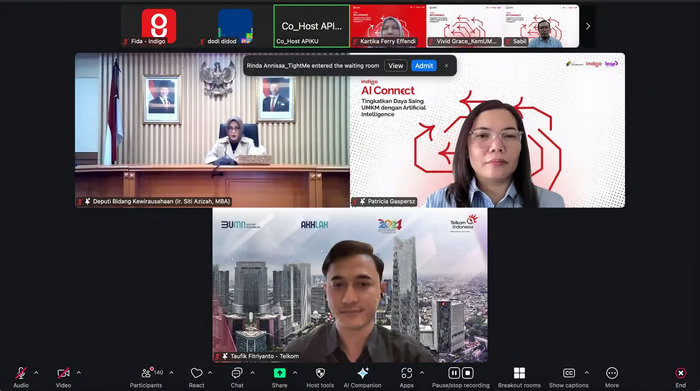 Telkom Indonesia Tingkatkan Kapasitas UMKM dengan Wawasan AI di Webinar AI Connect 1