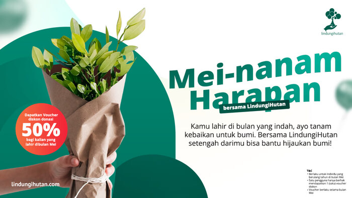 Tren Baru Rayakan Ulang Tahun, LindungiHutan Dorong Aksi Nyata Lewat Donasi Pohon