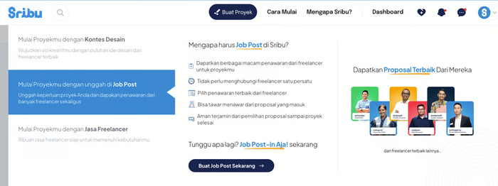 Cari Freelancer Kini Semudah Posting, Sribu Luncurkan JobPost