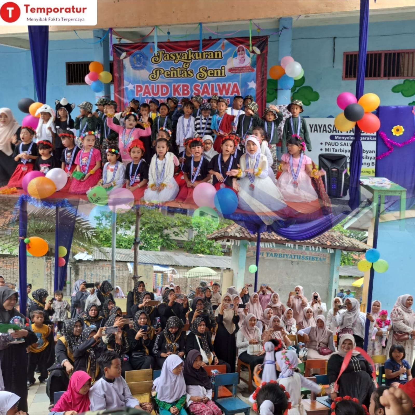 Keterangan foto: Acara Perpisahan PAUD KB Salwa 