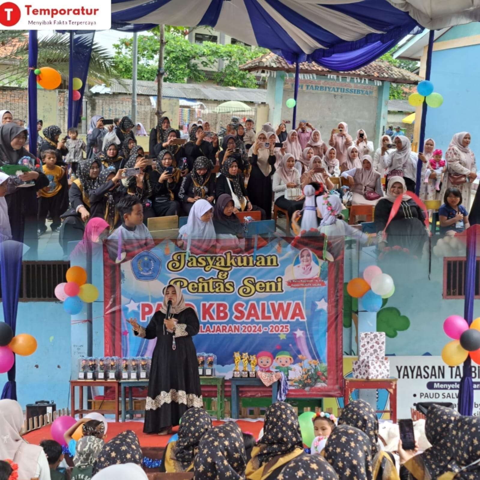 Perpisahan PAUD KB Salwa Gelar Tasyakuran dan Pentas Seni Tahun Pelajaran 2024- 2025