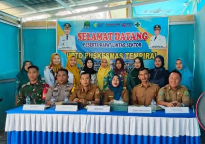 Kepala Desa Tempirai Selatan Hadiri Acara Rapat Lintas Sektoral Puskesmas Tempirai