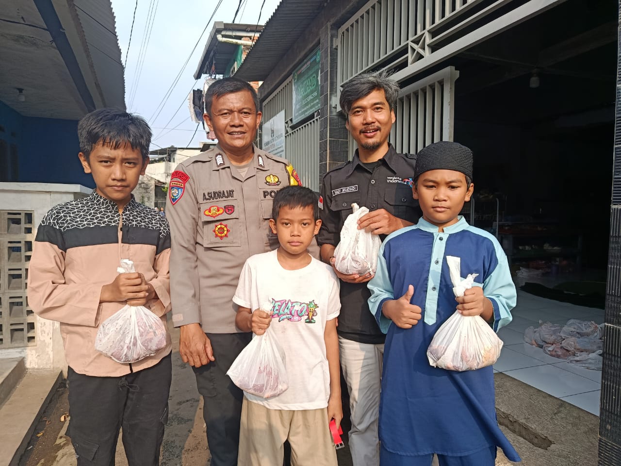 Yayasan Pandawa Putra Indonesia Ucapkan Terima Kasih atas Pemberian Daging Qurban dari Polresta Bandung