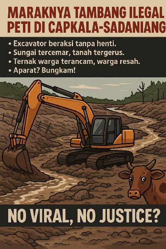Tambang Emas Ilegal Capkala-Sadaniang: Ada Oknum Bekingi, BBM Subsidi Disalahgunakan!
